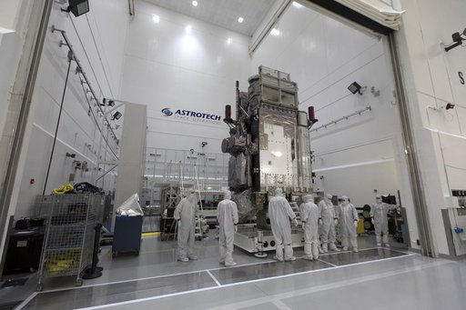 GOES-S Move to Workstand; Transition into Highbay
