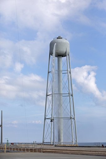 Wet Flow Test at Launch Complex 39B
