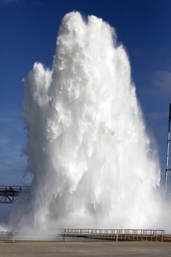 Wet Flow Test at Launch Complex 39B