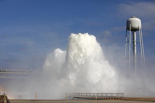 Wet Flow Test at Launch Complex 39B