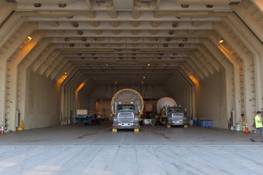 GOES-S Atlas V Booster and Centaur Stages Arrival, Offload, and