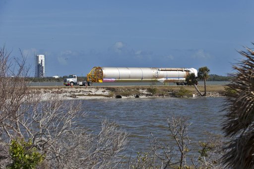 GOES-S Atlas V Booster and Centaur Stages Arrival, Offload, and