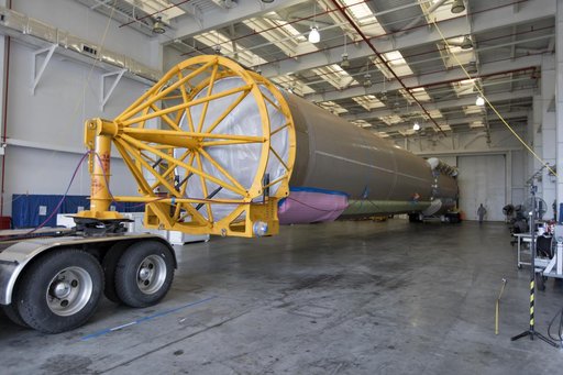 GOES-S Atlas V Booster and Centaur Stages Arrival, Offload, and