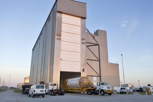 GOES-S Atlas V Centaur Stage Transport from ASOC to DOC