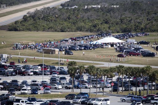 SpaceX Falcon Heavy Demo Flight - Press Site Activities