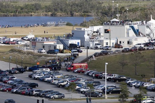 SpaceX Falcon Heavy Demo Flight - Press Site Activities