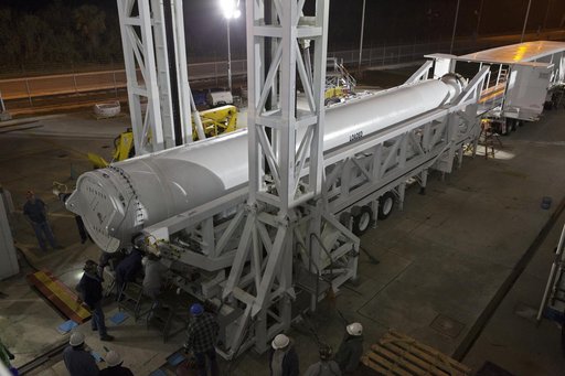 GOES-S Atlas V Last SRB Lift to Booster