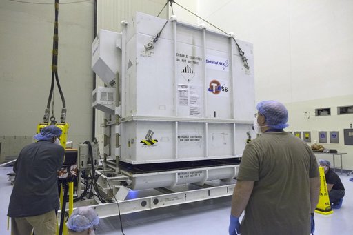 TESS Spacecraft Uncrating