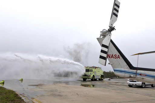 Aircraft Mishap Exercise at SLF