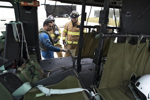 Aircraft Mishap Exercise at SLF