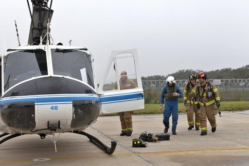 Aircraft Mishap Exercise at SLF