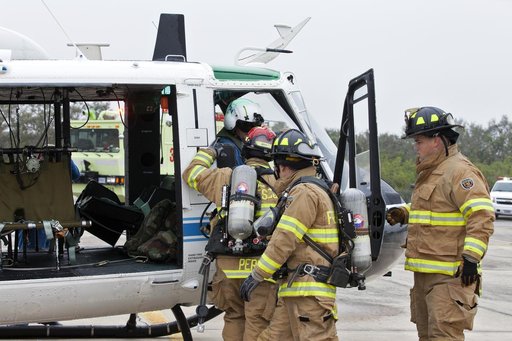 Aircraft Mishap Exercise at SLF