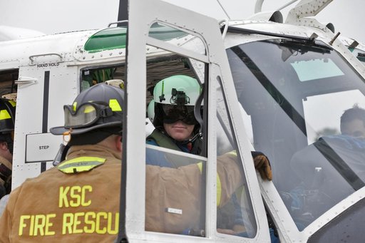 Aircraft Mishap Exercise at SLF