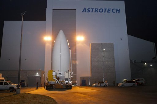 GOES-S Spacecraft Transport from Astrotech to Pad 41
