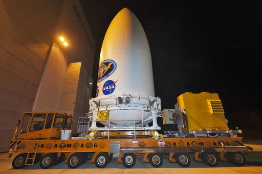 GOES-S Spacecraft Transport from Astrotech to Pad 41