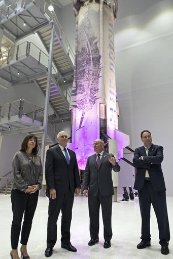 Vice President Mike Pence Visits Kennedy Space Center