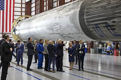 Vice President Mike Pence Visits Kennedy Space Center - Tour of