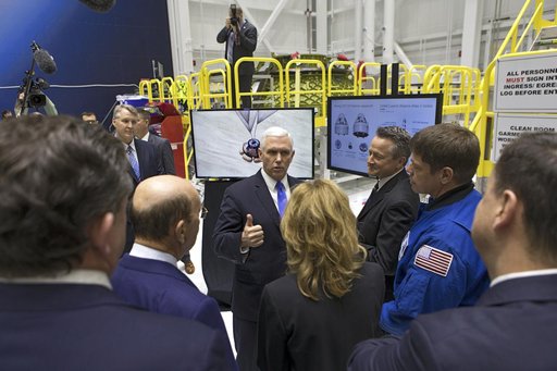 Vice President Mike Pence Visits Kennedy Space Center - Tour of