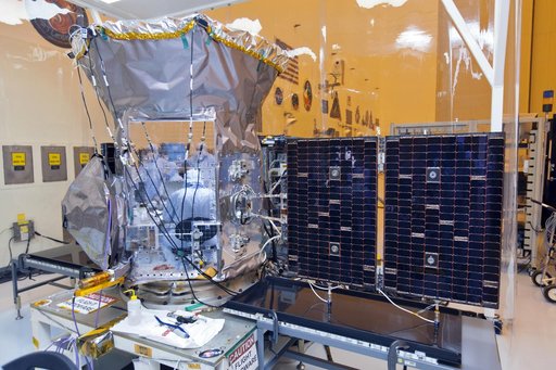TESS Spacecraft Solar Panel Array Deployment Testing