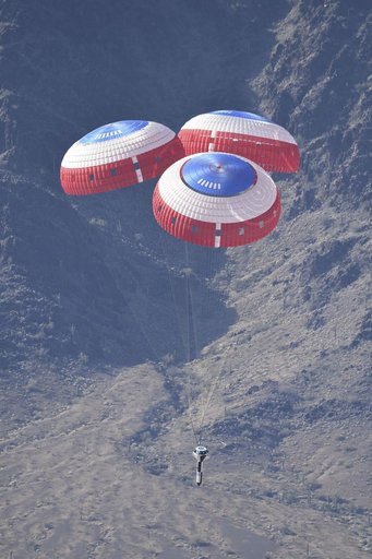 Boeing's Dart and Starliner Parachute System Test