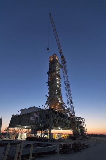 ICPSU Install at Mobile Launcher