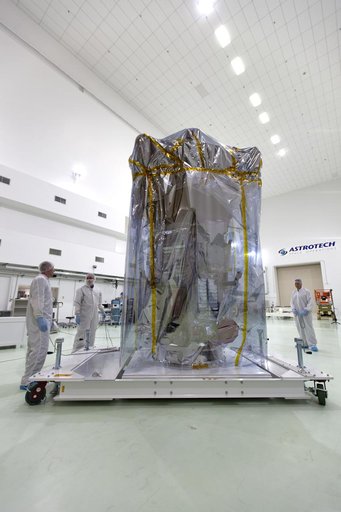 Parker Solar Probe Spacecraft Uncratin, Move to Highbay and Unba