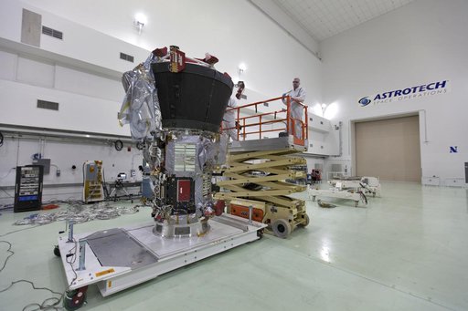 Parker Solar Probe Spacecraft Uncratin, Move to Highbay and Unba