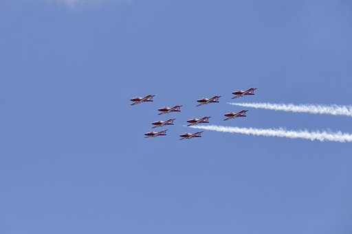 NASA and Canadian Snowbirds Aircrafts