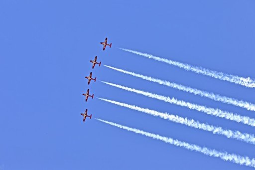 NASA and Canadian Snowbirds Aircrafts