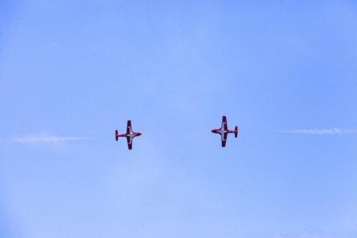 NASA and Canadian Snowbirds Aircrafts