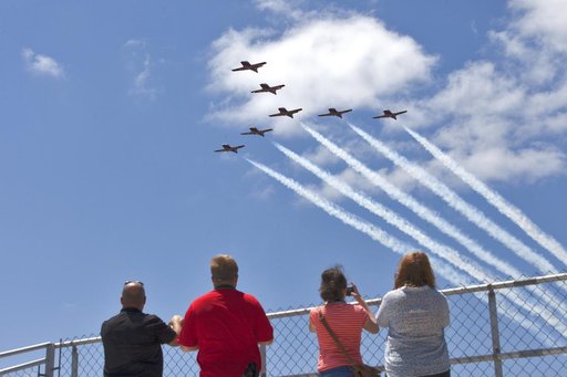NASA and Canadian Snowbirds Aircrafts