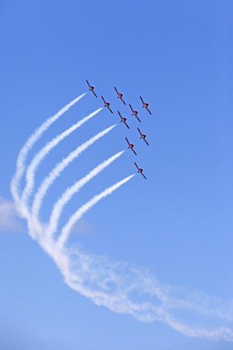 NASA and Canadian Snowbirds Aircrafts
