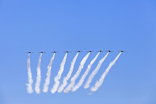 NASA and Canadian Snowbirds Aircrafts