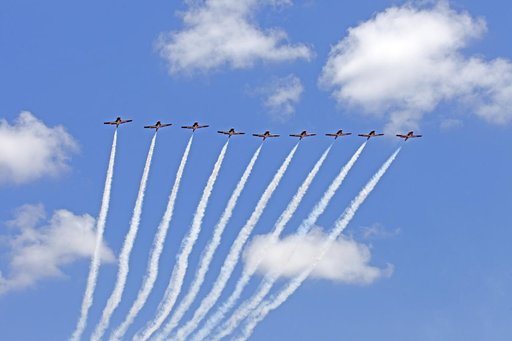 NASA and Canadian Snowbirds Aircrafts