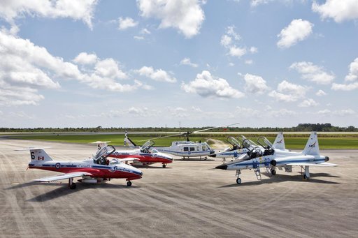 NASA and Canadian Snowbirds Aircrafts