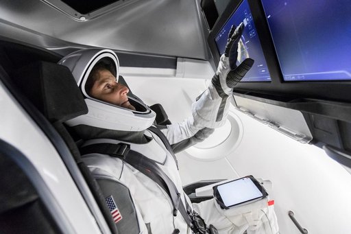 Commerical Crew Astronaut Suni Williams in SpaceX's Spacesuit