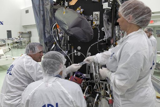 Parker Solar Probe "Name Chip" Installation