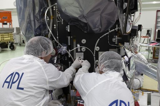 Parker Solar Probe "Name Chip" Installation