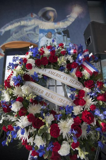 Wreath Laying Ceremony for Alan Bean