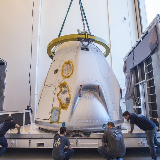 SpaceX Crew Demo 1 - Cape Arrival