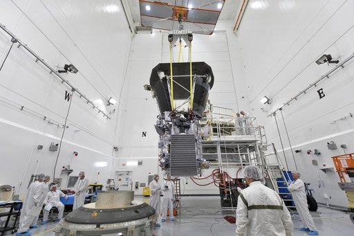 Parker Solar Probe Spacecraft Mate to Third Stage
