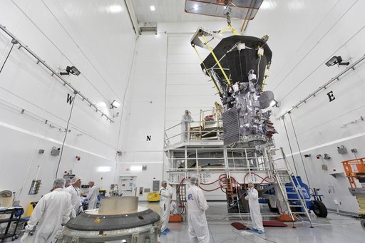 Parker Solar Probe Spacecraft Mate to Third Stage