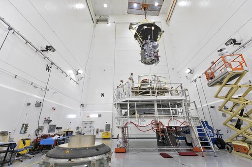 Parker Solar Probe Spacecraft Mate to Third Stage