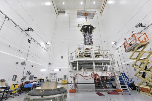 Parker Solar Probe Spacecraft Mate to Third Stage