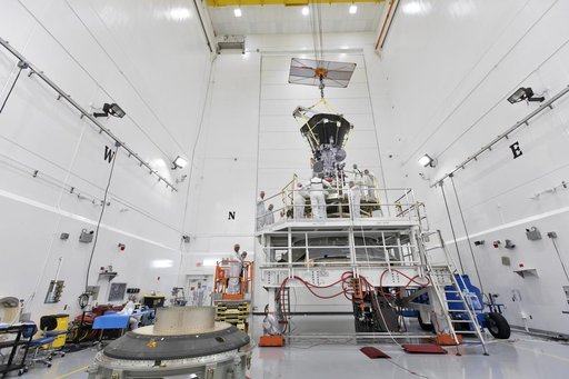 Parker Solar Probe Spacecraft Mate to Third Stage