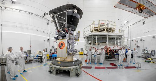 Parker Solar Probe Spacecraft Mate to Third Stage