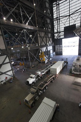 Ascent Abort 2 (AA-2) Ground Test Motor Arrival