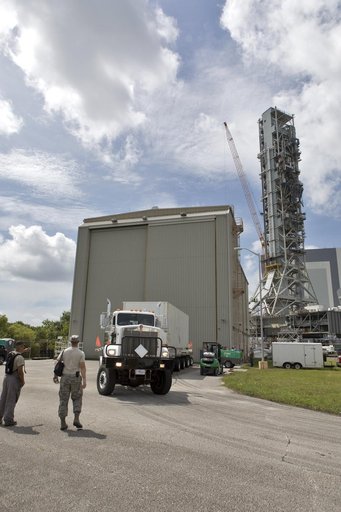 Ascent Abort 2 (AA-2) Ground Test Motor Arrival
