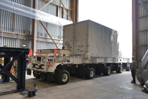 Ascent Abort 2 (AA-2) Ground Test Motor Arrival
