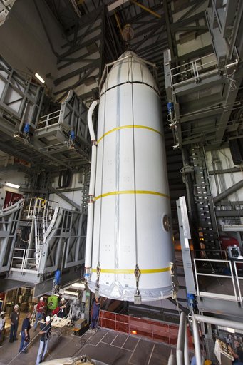 Parker Solar Probe Lift and Mate to Booster
